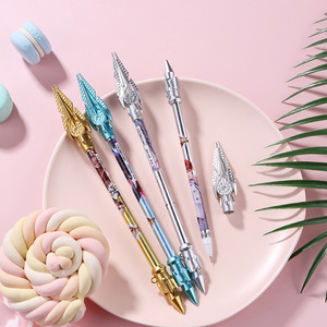 รางวัลปากกาเจลสำหรับนักเรียนปากกาการ์ตูนร้อยนกฟินิกซ์หมึกสีดำ - Product Image 4