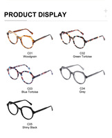 Nouveau designer mode rétro acétate lunettes optique hommes montures de lunettes