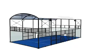 Mật độ cao padel cỏ nhân tạo mức độ cạnh tranh cao cấp thể thao padel sân tennis nhà máy Nhà cung cấp hệ thống mái chèo