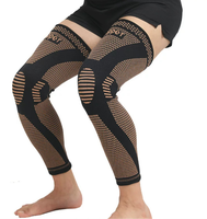 Manchons de compression longs pour jambes entières, protège-jambes pour l'arthrite, le cyclisme, le sport, le football, réduit les varices