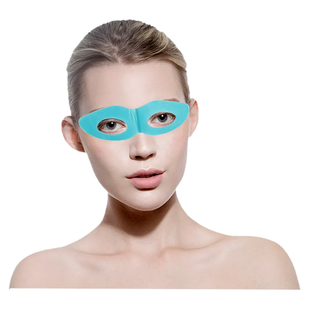 Großhandel 100% Naturel Cold Com press Cooling Gel Augen maske Einweg kühlende Augenklappe zur Anti-Aging-Augen maske