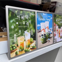 Présentoir de menu de bureau Restaurant Annuler l'affichage de la carte de menu Prix Flyer Poster Rack Drinkware Accessoires