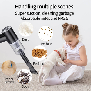USB Rechargeable Cordless <b>Portable</b> Handheld Mini Lightweight 0.4kg Multi-Use Car <b>Vacuum</b> Cleaner - Product Image 3