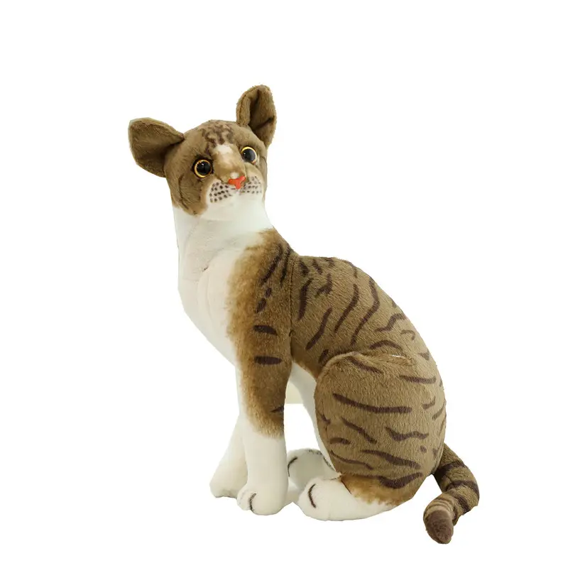 CPC yanxiannv fabricante de juguetes de peluche de gato muñeca suave mascota de peluche personalizada venta al por mayor varias muñecas de gato de simulación