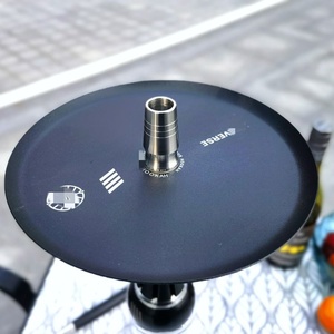 Directo de fábrica de alta calidad Modelo Árabe X Hookah Acero inoxidable Metal Hookah configuración cristal interior fiesta Club Shisha - Product Image 2