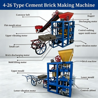 Vente directe usine : Machine automatique de fabrication de briques en béton, modèle 4-26C, pour pavés et bordures, idéale pour briqueteries