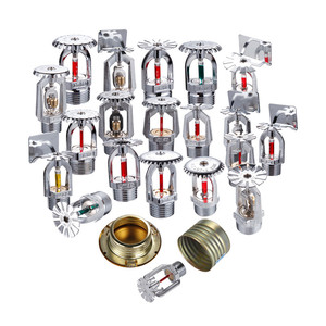 Gicleurs d'incendie système de protection pompe Fm tuyau en acier dissimuler tête gicleurs 3/4 couvercle de tête arroseur d'incendie horizontal - Product Image 1