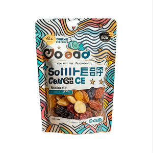 Bolsa de caramelos a prueba de humedad con Impresión digital personalizada Ziplock bolsa de pie de grado alimenticio para embalaje de aperitivos de chocolate con ventana - Product Image 1