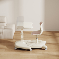 Ensemble chaise et bureau ergonomiques en plastique pour enfants Tenwin 2805, design contemporain, écran de confidentialité, idéal salle de bain et chambre à coucher, prix usine
