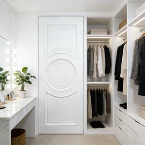 Puertas Interiores Modernas y Contemporáneas de Madera Maciza y Polímero Impermeable con Acabado para Dormitorio, Hotel y Baño - Product Image 5