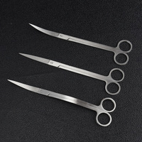 Ensemble de nettoyage de plantes d'aquarium en acier inoxydable pince à épiler ciseaux spatule bonsaï Kit grattoirs d'algues Kit d'outils d'aquarium plantés