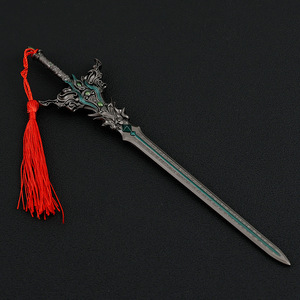 The Global Hot Halloween Gift Retro All-Metal Craft 22cm <span class=keywords><strong>Reencarnación</strong></span> Espada Llavero Decoración del hogar - Product Image 6