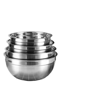 Ciotole per Insalata da 16cm, Contenitori per Alimenti in Acciaio Inox, Ciotole Impilabili per Miscelazione e Cottura in Cucina - Product Image 2