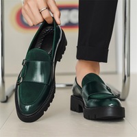 Chaussures décontractées pour hommes à semelle épaisse, style britannique, mocassins à enfiler grande taille, vente chaude transfrontalière, directement de l'usine