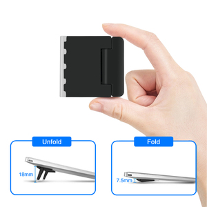 Soporte de refrigeración plegable e invisible para computadora portátil, <span class=keywords><strong>mini</strong></span> soporte portátil para escritorio de oficina en casa - Product Image 1