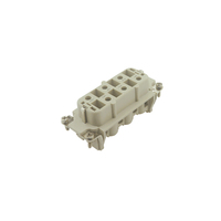 Conectores de Latón Macho/Hembra de Alta Resistencia, Módulos Insertables con Tornillo, IP67, 690V, 35A, Serie HSB Automotriz
