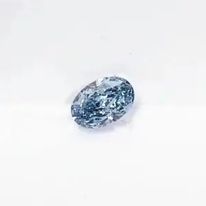 Venta al por mayor de alta calidad de diamantes sueltos para joyas de oro haciendo GIA VS2 elegante azul intenso 0.2ct Diamante Suelto natural