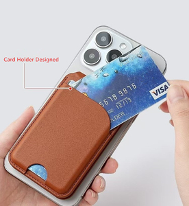 Estuche con tarjetero magnético para hombre con soporte para teléfono, billetera con bolsillo frontal con <span class=keywords><strong>clip</strong></span> para dinero para hombre - Product Image 4