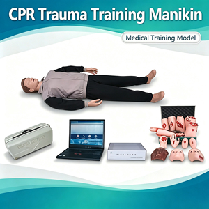 Simulador de RCP y Primeros Auxilios para Traumatismos de Cuerpo Completo, Modelo de Simulación de Heridas Controlado por Software para Equipos de Enseñanza de Emergencias Médicas - Product Image 6