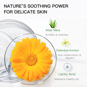 Zxiuer 200 मिलीलीटर शाकाहारी क्रूरता-मुक्त ph-संतुलित हाइपोएलर्जेनिक एलो स्त्री फोमिंग वॉश संवेदनशील त्वचा एंटीबैक्टीरियल ओम/गंध - Product Image 3