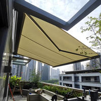 Pergola motorisée en aluminium à lames orientables, toit rétractable imperméable, auvent pare-soleil pour jardin extérieur