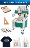 Machine d'impression sérigraphique verticale semi-automatique 70*100 1 couleur pour t-shirts avec plateau d'impression automatique