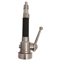 Selang Aluminium Ramah Lingkungan dengan Nozzle Amerika untuk Monitor Air dan Busa, Pipa Pemadam Kebakaran