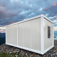 Conteneur de bureau détachable résistant à la corrosion, avec structure galvanisée et panneaux isolés, cabine modulaire portable pour utilisation en climat tropical
