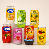 Boisson gazeuse rafraîchissante BENNONE au goût de melon fruité 500ml, boisson pétillante en canette et en bouteille, certifiée ISO Halal