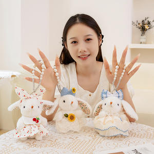 Nuevo y Adorable Llavero Colgante de Osito de Peluche de Celebridad de Internet, Conejo Layla, Tela Súper Suave y Exquisita, Alivio del Estrés, Cumpleaños - Product Image 1