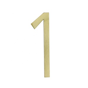 Plaque de signalisation de numéro de porte de <span class=keywords><strong>maison</strong></span> de 3 pouces Design adhésif Porte Zahlen Acier inoxydable Adresse Chambre Hôtel Flottant Numéro de <span class=keywords><strong>maison</strong></span> - Product Image 5