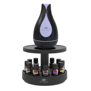 7 colori luci notturne a Led telecomando in metallo industriale umidificatore d'aria Bluetooth diffusore di aromi a fiamma di simulazione di olio essenziale