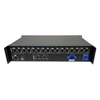 Convertisseur de média fibre optique Novastar CVT4K-S intérieur/extérieur noir, montage en rack, placement sur table