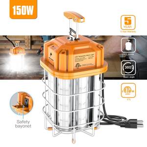 ไฟส่องสว่างสำหรับงานก่อสร้าง US STOCK 100W 150W พร้อมตะขอสำหรับซ่อมรถยนต์/ตรวจสอบ/โรงรถ/โรงงาน/เหตุฉุกเฉิน - Product Image 6