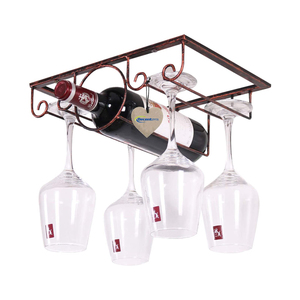 Chaude de Support de <span class=keywords><strong>Verre</strong></span> À Vin <span class=keywords><strong>Sous</strong></span> Le Meuble Suspendu <span class=keywords><strong>Maison</strong></span> Organisateur de Rangement De Cuisine À Manger Accessoires De Vin Casier À Vin - Product Image 2