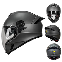 Accessoire de moto de vente en gros d'usine OEM Casque de moto intégral certifié DOT pour adulte