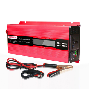 Tenaga Solar <span class=keywords><strong>Inverter</strong></span>, 2000W Mobil Solar Power <span class=keywords><strong>Inverter</strong></span> DC 12V 24V untuk AC 110V <span class=keywords><strong>220V</strong></span> USB Mobil Adapter <span class=keywords><strong>Inverter</strong></span> Converter Layar LCD
