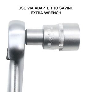 WZAUTO Adaptor tingkat industri Reducer Socket Female Male ukuran konversi berlapis krom CR-V Alloy 1/<span class=keywords><strong>2</strong></span> "<span class=keywords><strong>3</strong></span>/8" 1/4 "Square Drive - Product Image 5