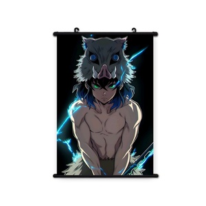 Striscioni appesi Anime personalizzati prezzo di fabbrica Poster di rotolo di tessuto da parete su misura per decorazioni per la casa Poster Anime murali Anime - Product Image 2