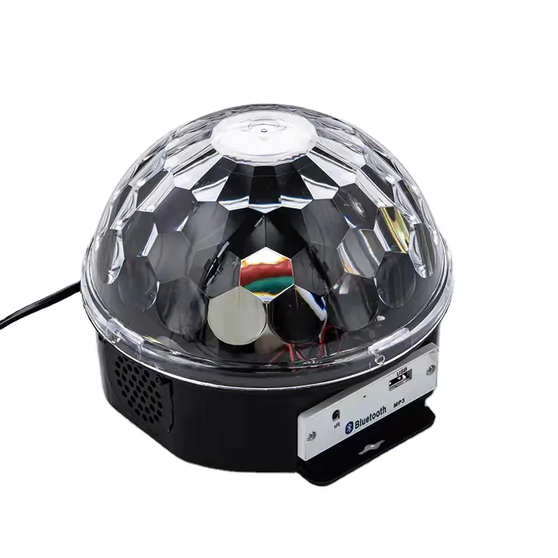 Sound Activated Stage Effect Light Lamp Laser Crystal Magic Ball Disco Party Club Speaker Rainbow Night Light