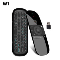 Pembuatan OEM Kustom W1 Air Mouse 2.4G Keyboard Mouse Nirkabel Dengan Sensor Gyro Remote Kontrol Game untuk TV Box