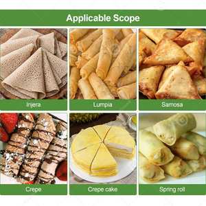 Máquina automática china de sobremesa para hacer lumpia, rollitos primavera y tortitas - Product Image 6