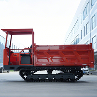 Werks-Direkt vertrieb Crawler Dumper Euro 5 CE EPA Farm Sitz montiertes Crawler-Transport fahrzeug Hydraulischer Crawler-Muldenkipper