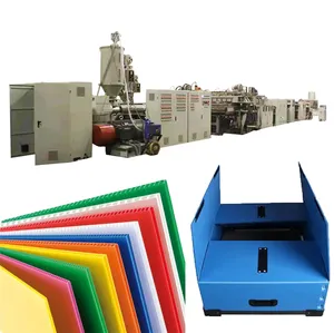 PC PP hollow grid board production line/ PE PP hollow sheet extrusion machine/ PP hollow corrugated plate making machine for box