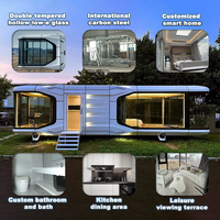 Maison capsule de luxe avec cuisine Maison modulaire Maison préfabriquée Petite maison entièrement personnalisée Maison préfabriquée en conteneur
