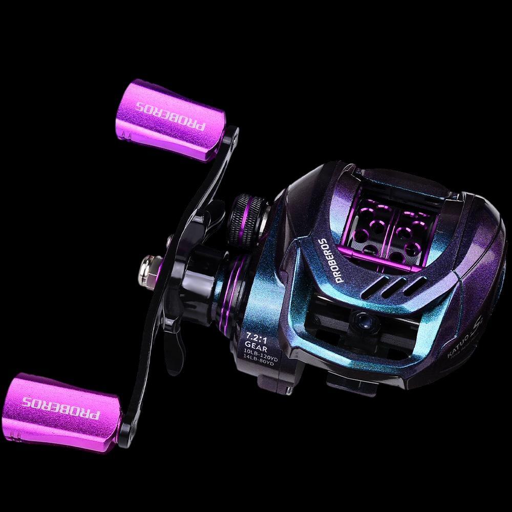 baitcaster reel for long casts and heavy lures Mach 1 Baitcast Its Premium 7 Bearing System Bates Fishing Co. Goat SWM