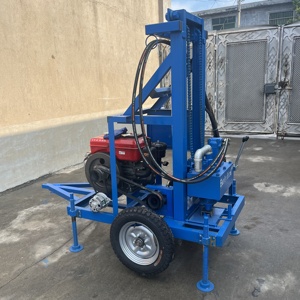 Best Verkopende 130M Diepte Mini Wiel Boorinstallatie Voor Home Core 220V Met Versnellingsbak Pomp Motor Voor Mini Waterput Boren - Product Image 6