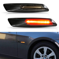 Feux de position latéraux pour voiture 2Pcs Led Flowing Turning Signal Lamp pour E81 E82 E87 E88 E90 E91 E92 E93 E46 E60 E83 E84