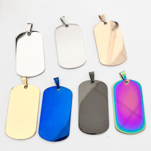 Metal Pet Blank Personalized Dog Tags Placas Para <span class=keywords><strong>Perro</strong></span> Metal Acero Inoxidable Grabado Etiqueta Aluminio Dog Tag - Product Image 2