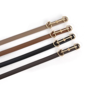 <span class=keywords><strong>Ceinture</strong></span> fine élégante <span class=keywords><strong>en</strong></span> <span class=keywords><strong>cuir</strong></span> véritable pour <span class=keywords><strong>femme</strong></span>, boucle lisse, <span class=keywords><strong>en</strong></span> <span class=keywords><strong>cuir</strong></span> de vachette, pour robes et pantalons, vente <span class=keywords><strong>en</strong></span> gros d'usine, alliage - Product Image 2